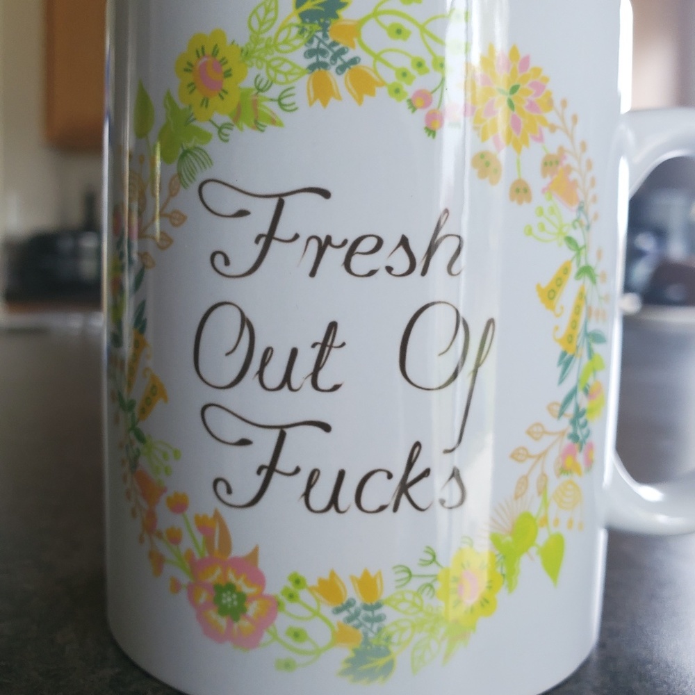 Fresh out of fucks Custom Mug